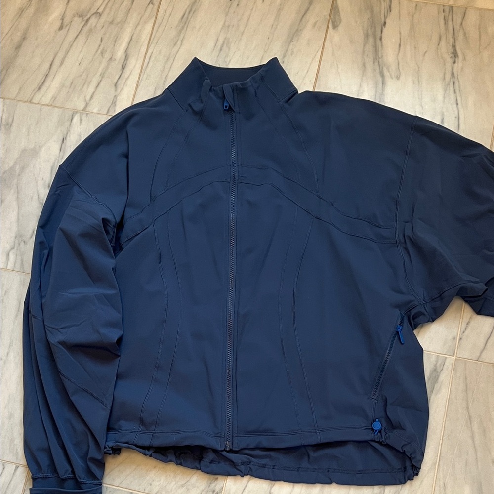 Lululemon define oversized jacket size 12 blue